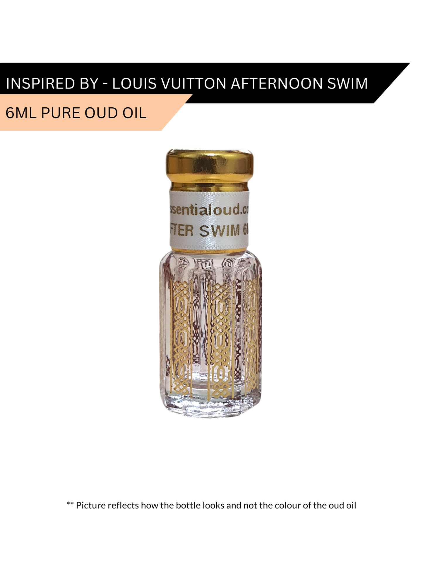 3ml, 6ml, 12ml After swim Oud oil inspired by Louis Vuitton Afternoon swim by Essential oud. Discount applied at checkout