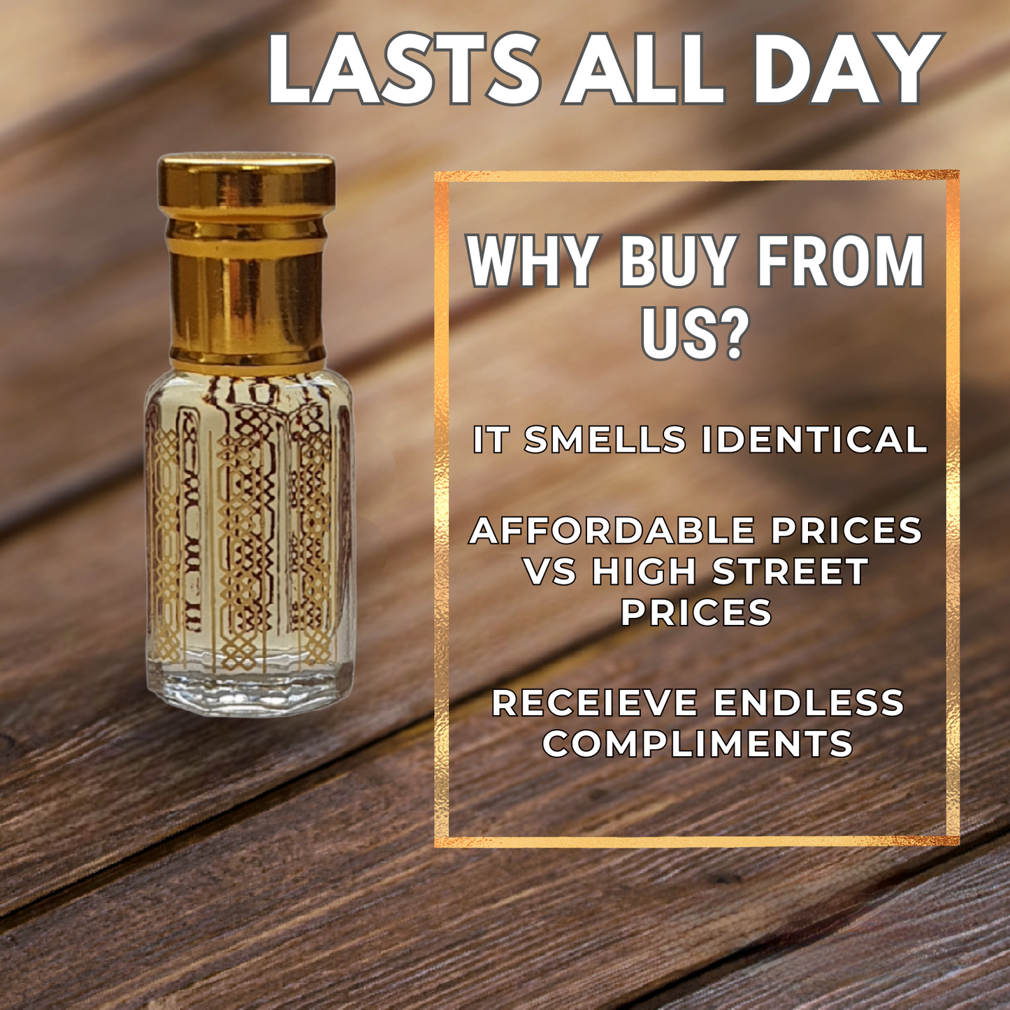 White musk Tahara EDP/EDT/Parfum inspired dupe oud oil by Essential Oud 6ml/12ml