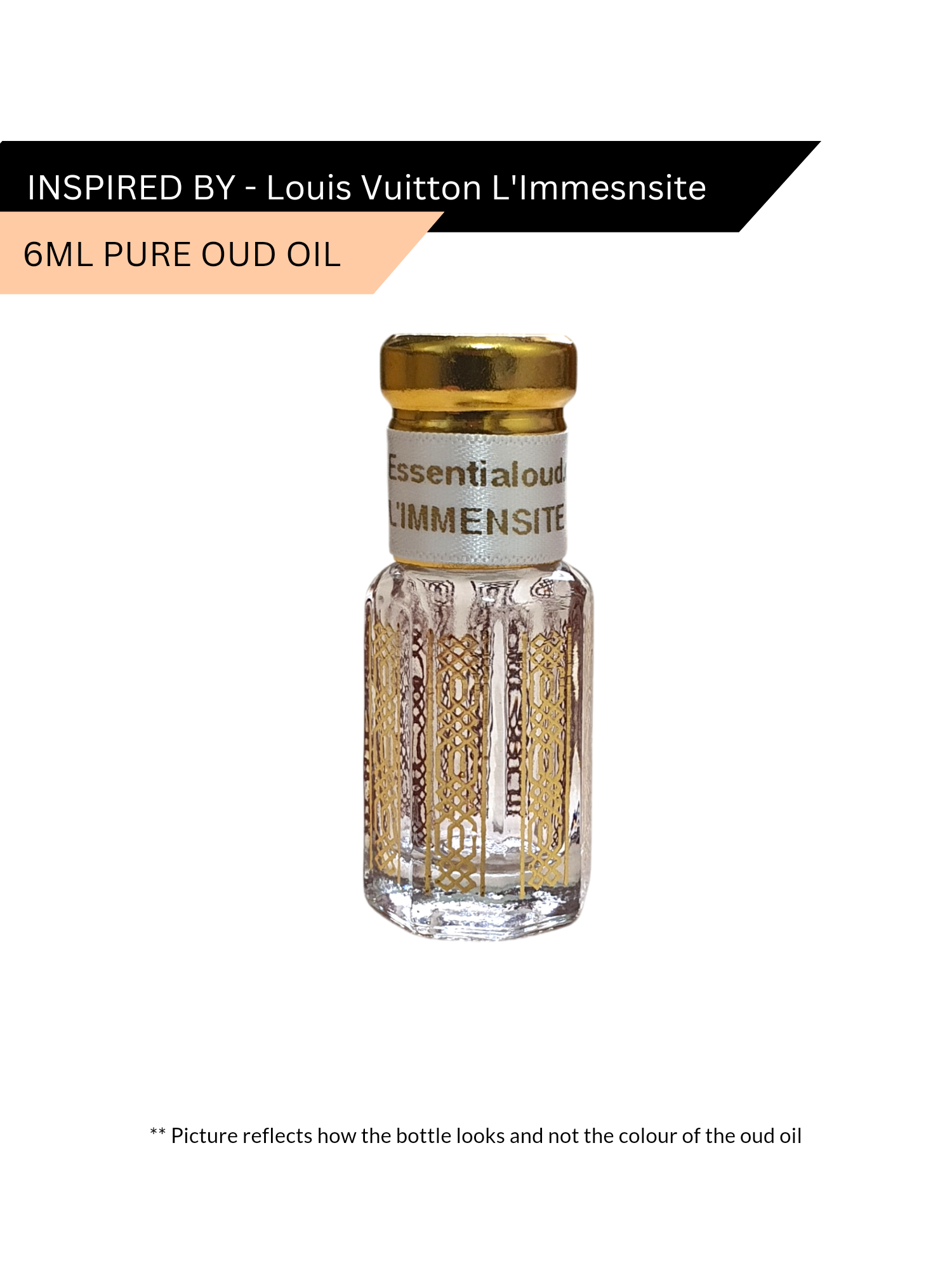 3ml, 6ml, 12ml L'immensite Oud oil inspired by Louis Vuitton L'immensite by Essential oud