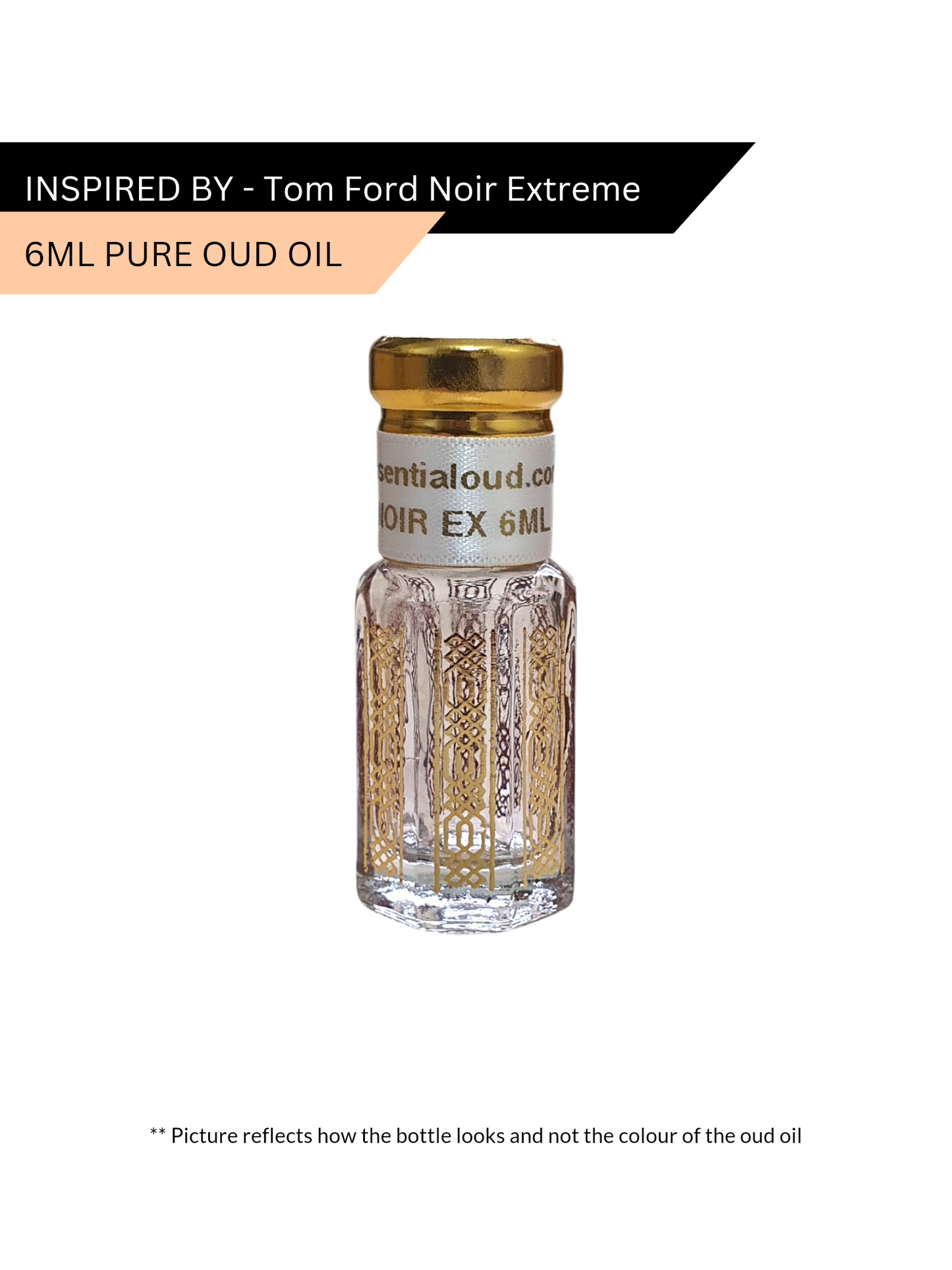 3ml, 6ml, 12ml Noir Ex Oud oil inspired by Tom Ford Noir Extreme by Essential oud