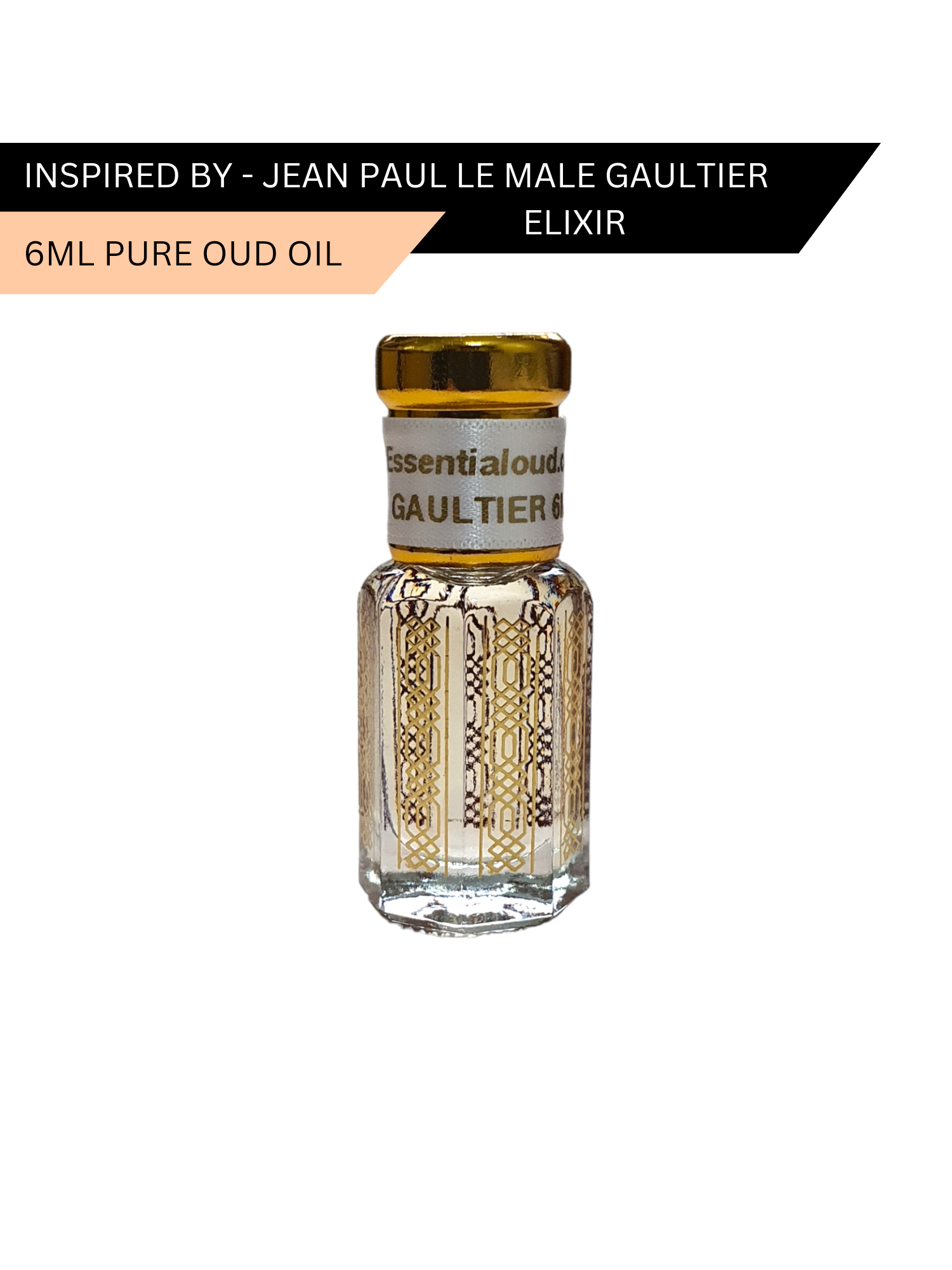 Jean Paul Gaultier le male Elixir EDP/EDT/Parfum inspired dupe oud oil by Essential Oud 6ml/12ml